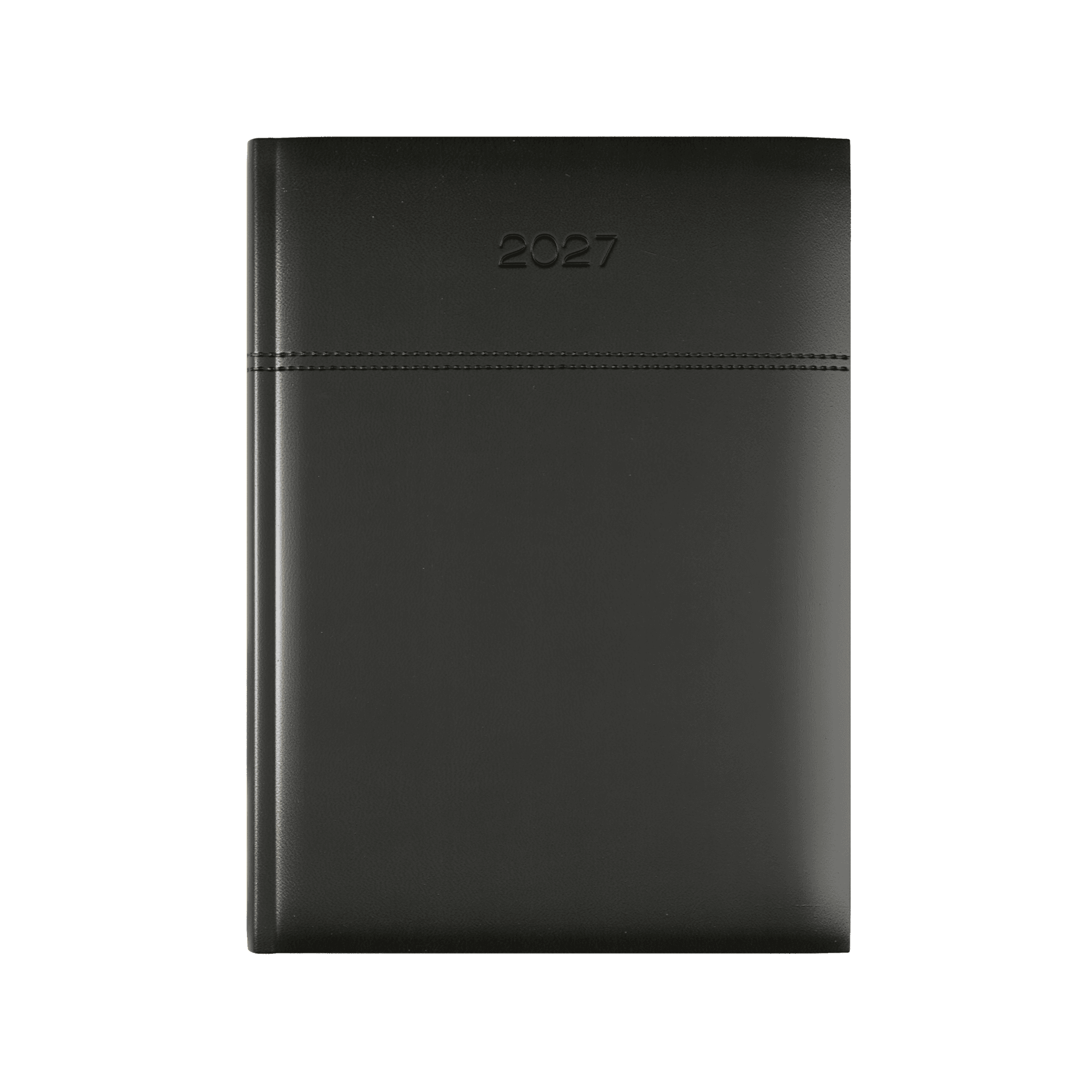 Dorchester Horizon A5 Desk Diary, Day Per Page, Black-Black