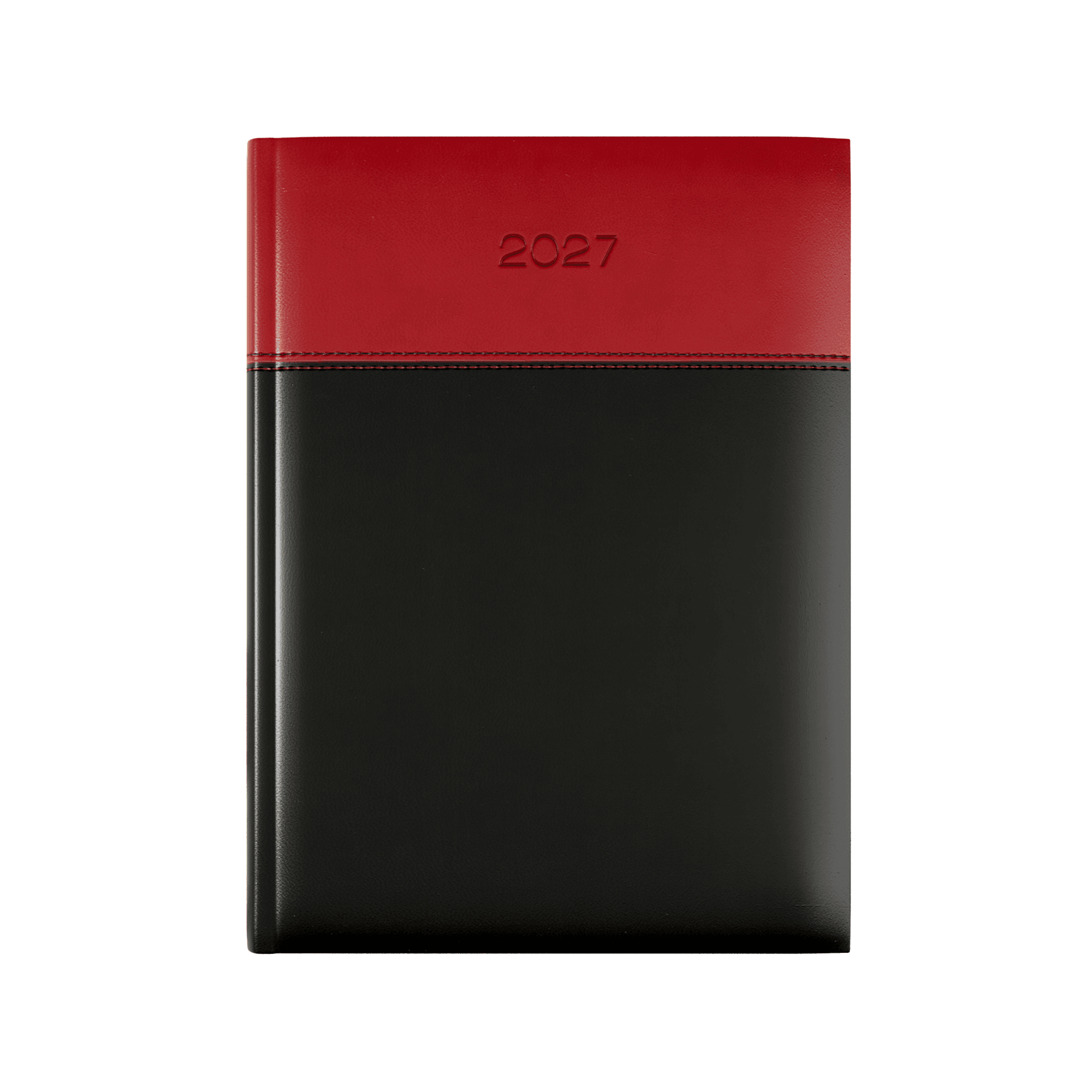 Dorchester Horizon A5 Desk Diary, Day Per Page, Black-Red