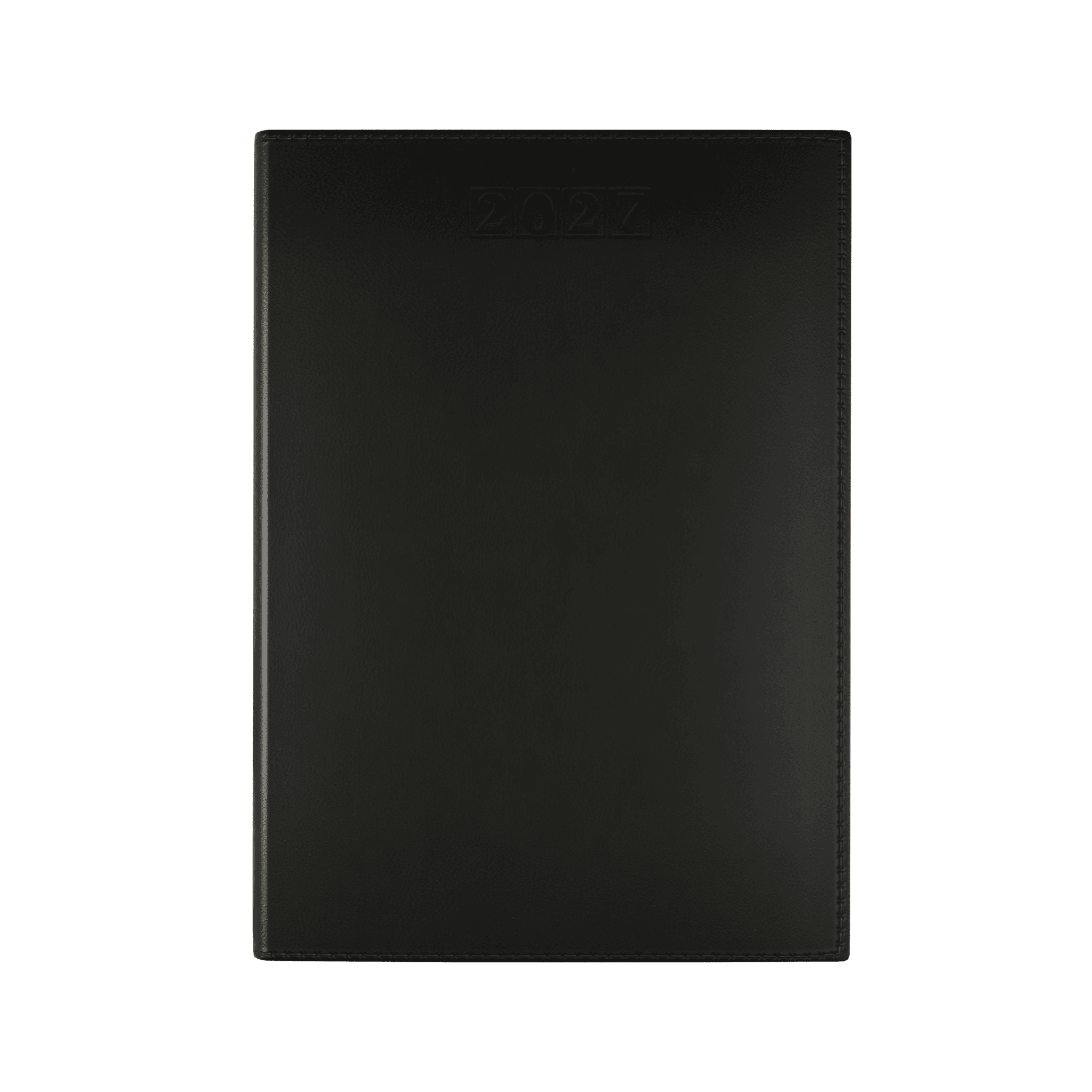 Dorchester NewHide A5 Desk Diary, Week To View, Black