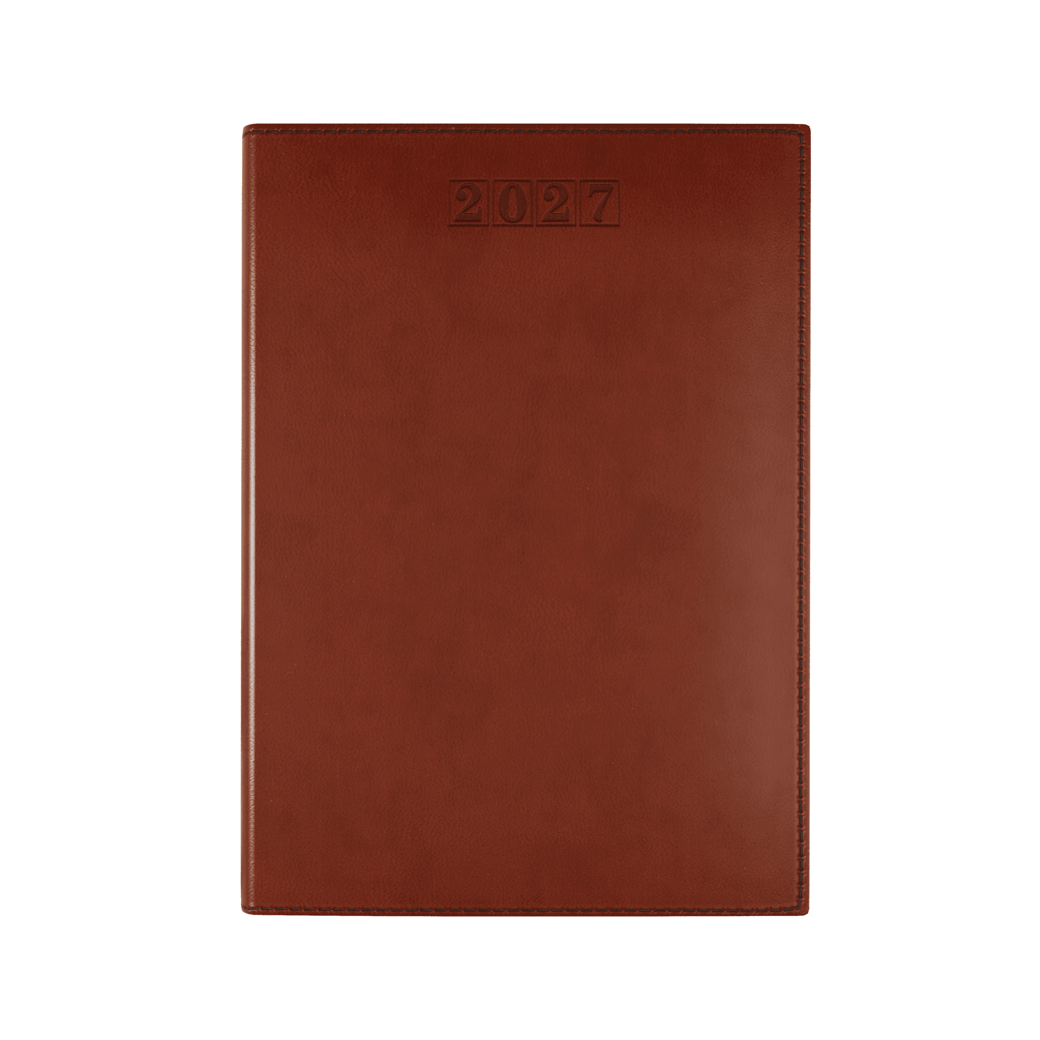 Dorchester NewHide A5 Desk Diary, Day Per Page, Tan