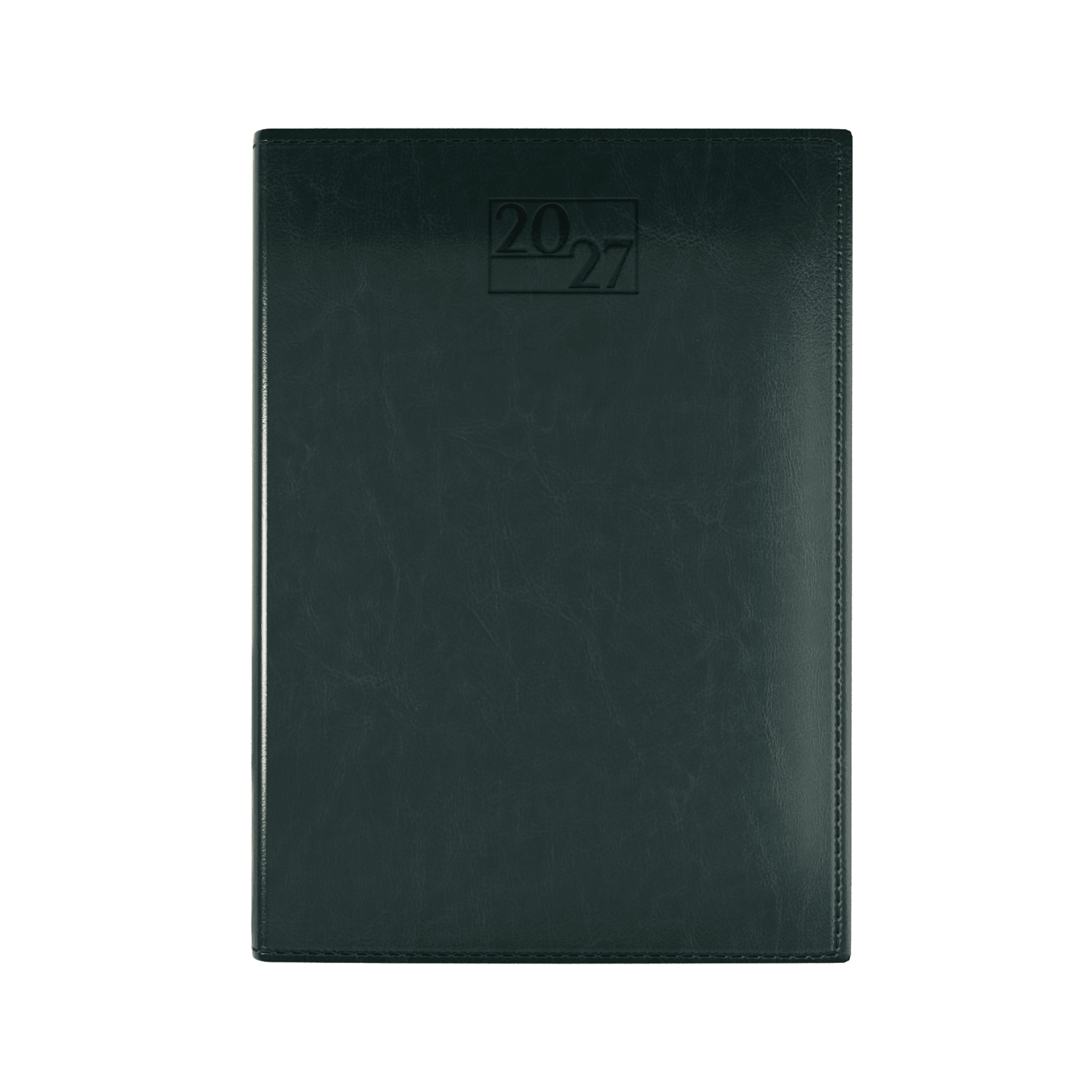 Harrogate SaharaHide Faux Leather A5 Diary, Day Per Page, Green