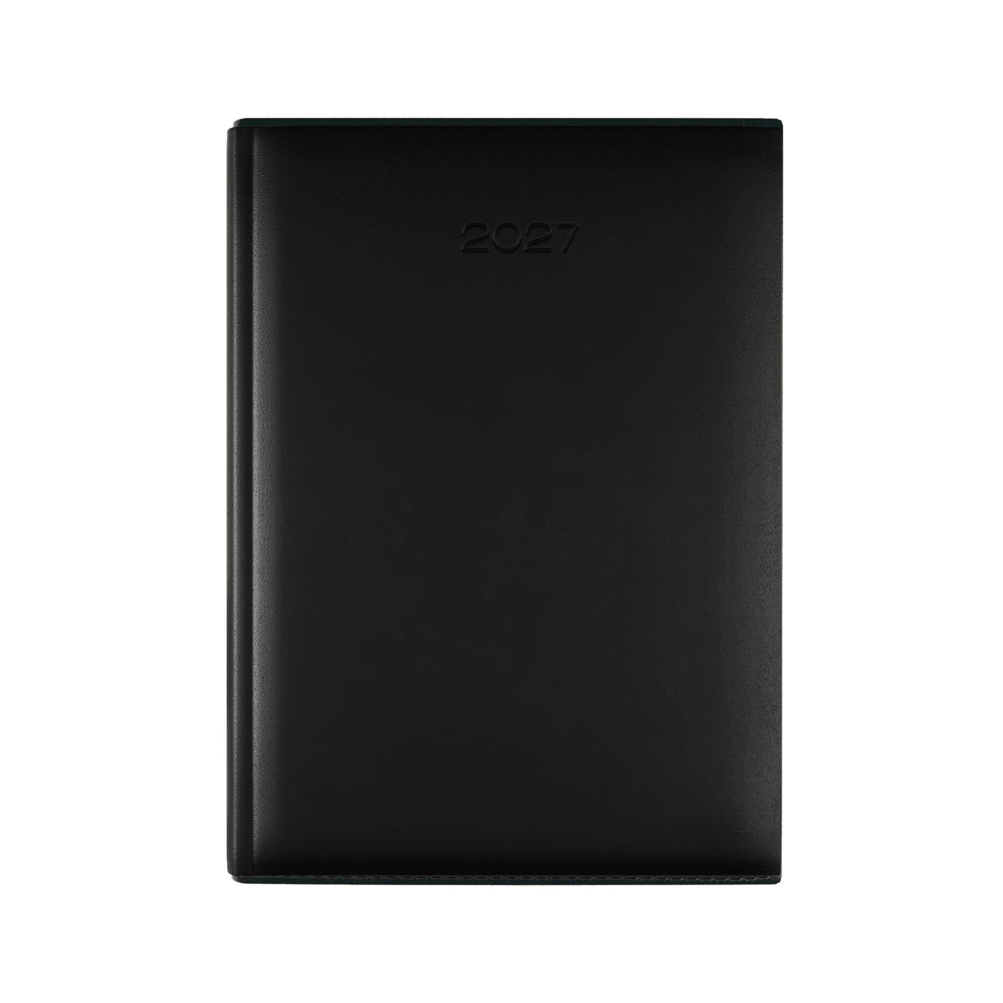Lewes SmoothGrain A5 Desk Diary, Day Per Page, Black