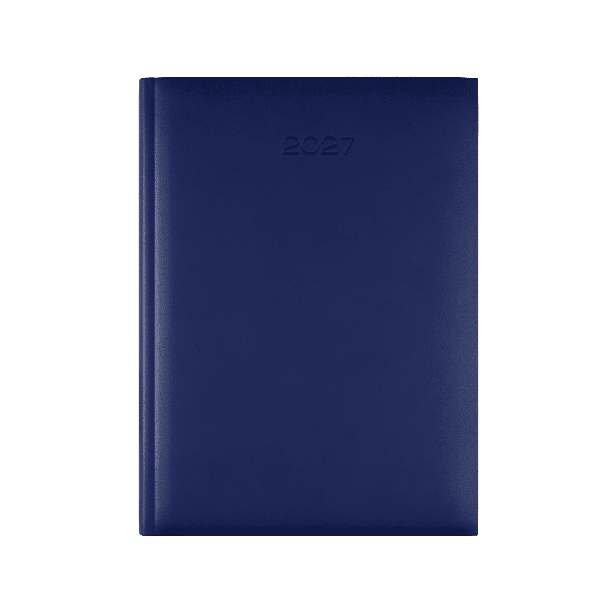 Lewes SmoothGrain A5 Desk Diary, Day Per Page, Blue