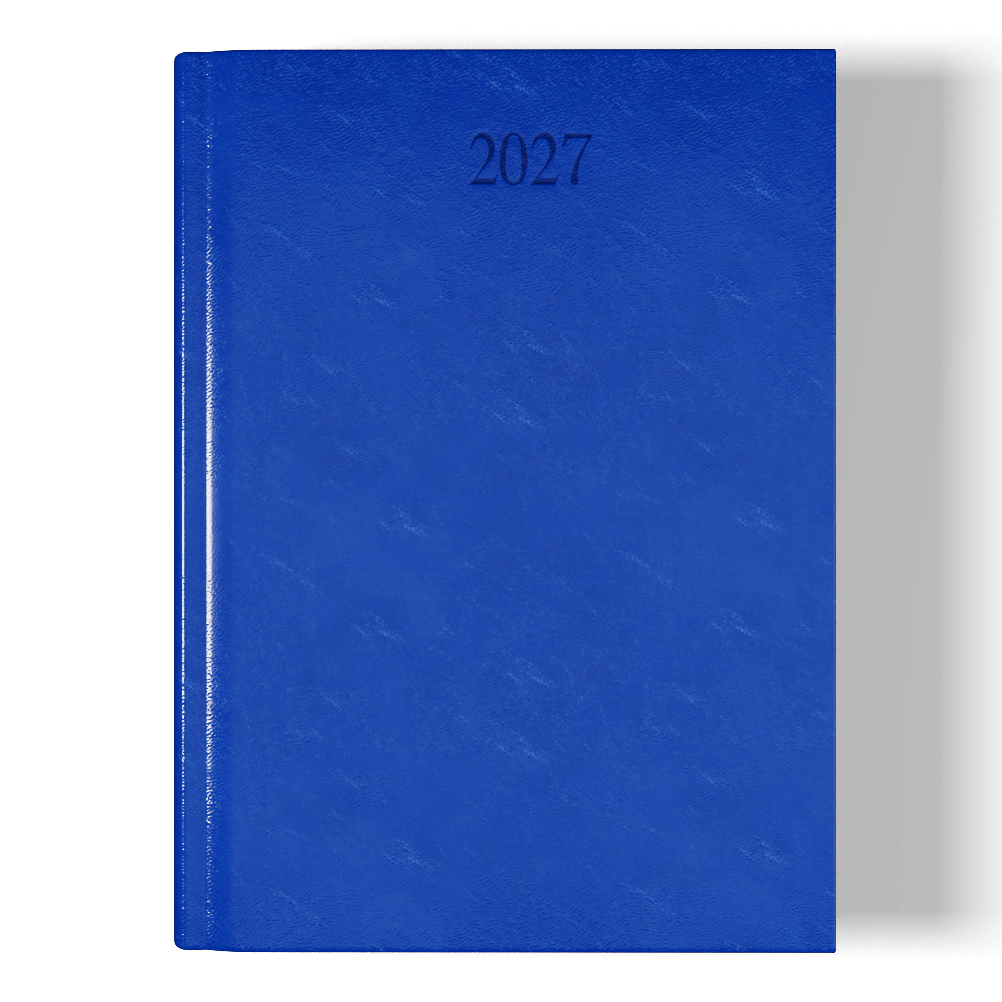 Richmond FineGrain A5 Desk Diary, Week To View, Blue