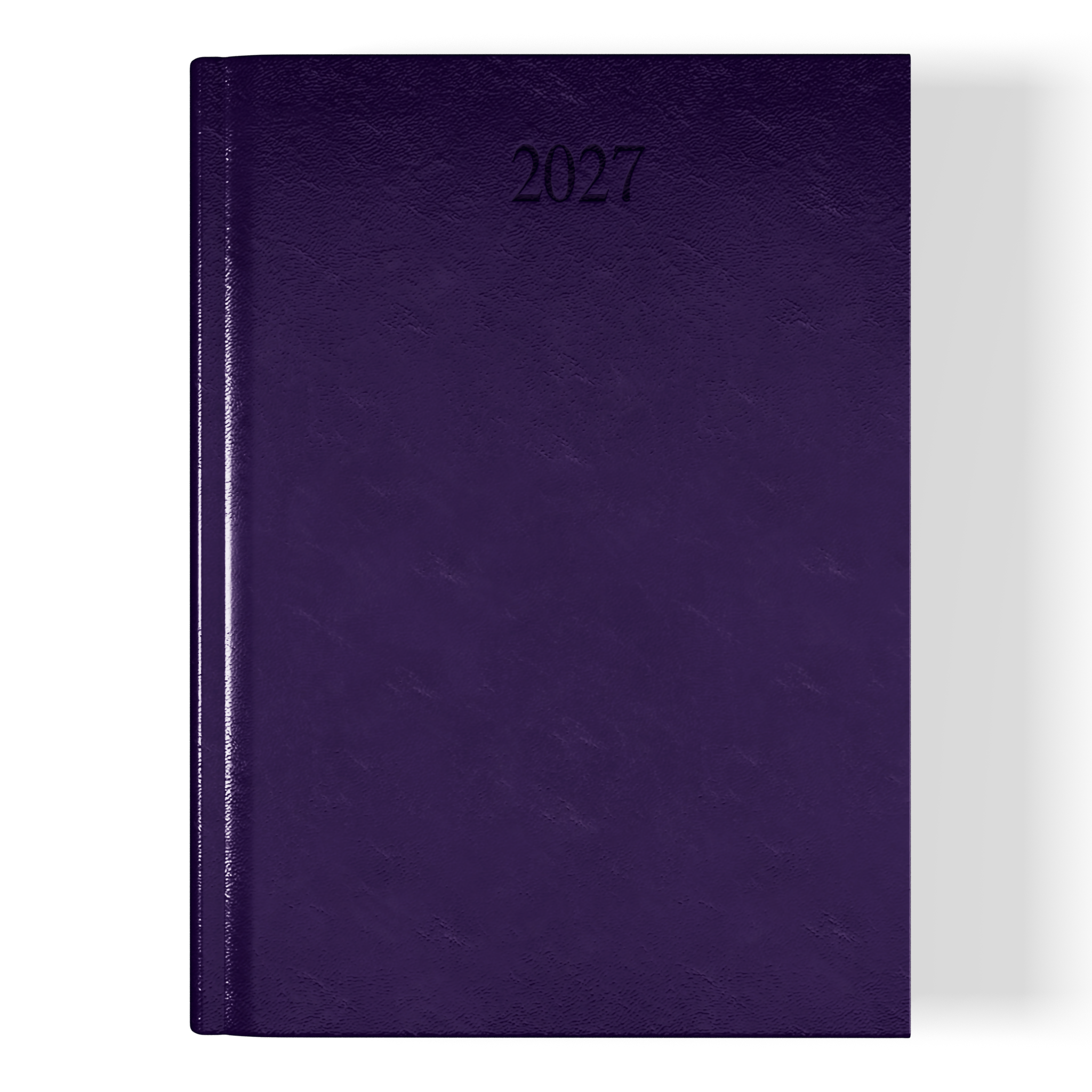 Richmond FineGrain A5 Desk Diary, Week To View, Purple