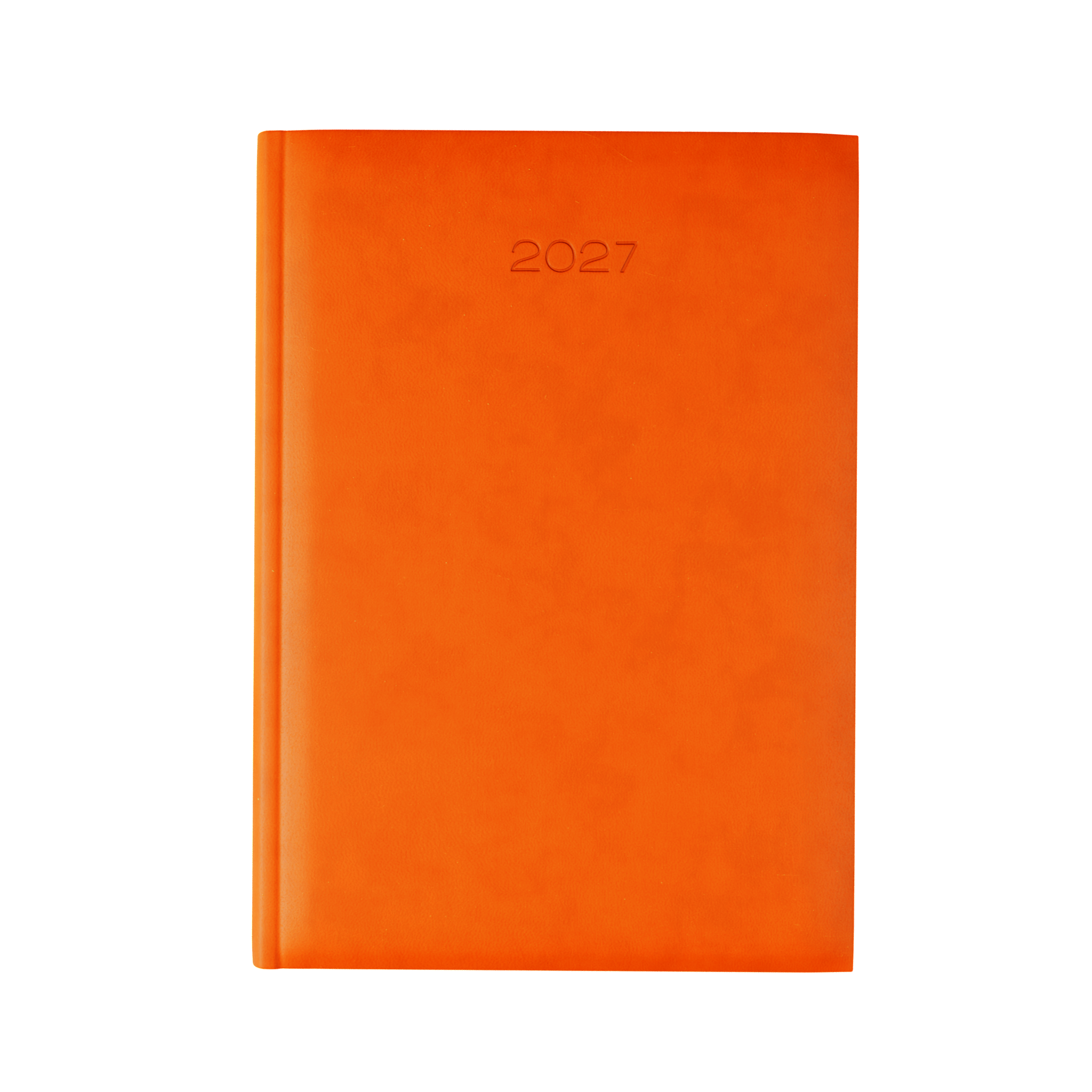 Lewes SmoothGrain A4 Desk Diary, Day Per Page, Orange