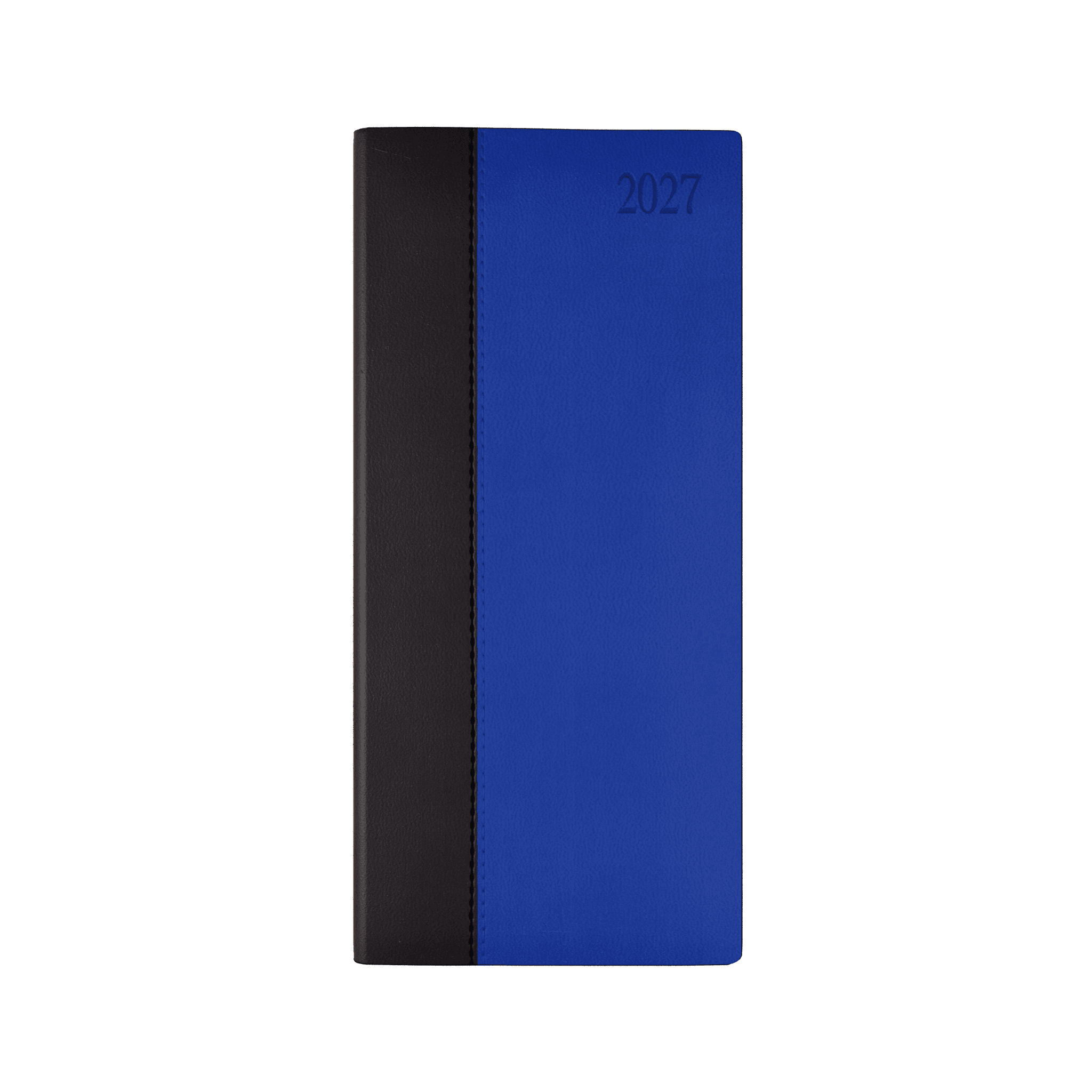 Dorchester Newhide Bicolor Pocket, Week to View, Blue- Royal blue