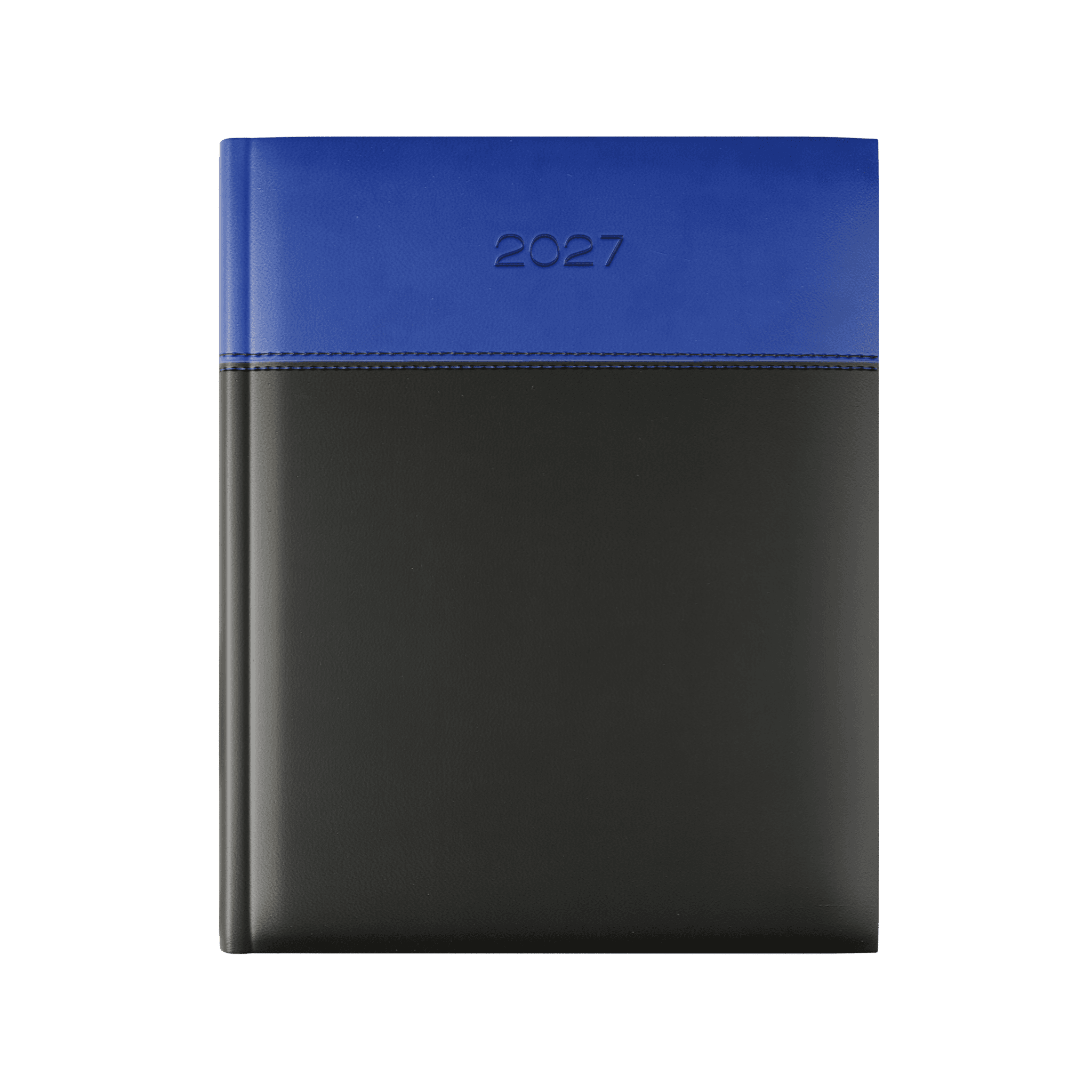 Dorchester Horizon Quarto Desk Dairy, Week to View, Black-Royal Blue