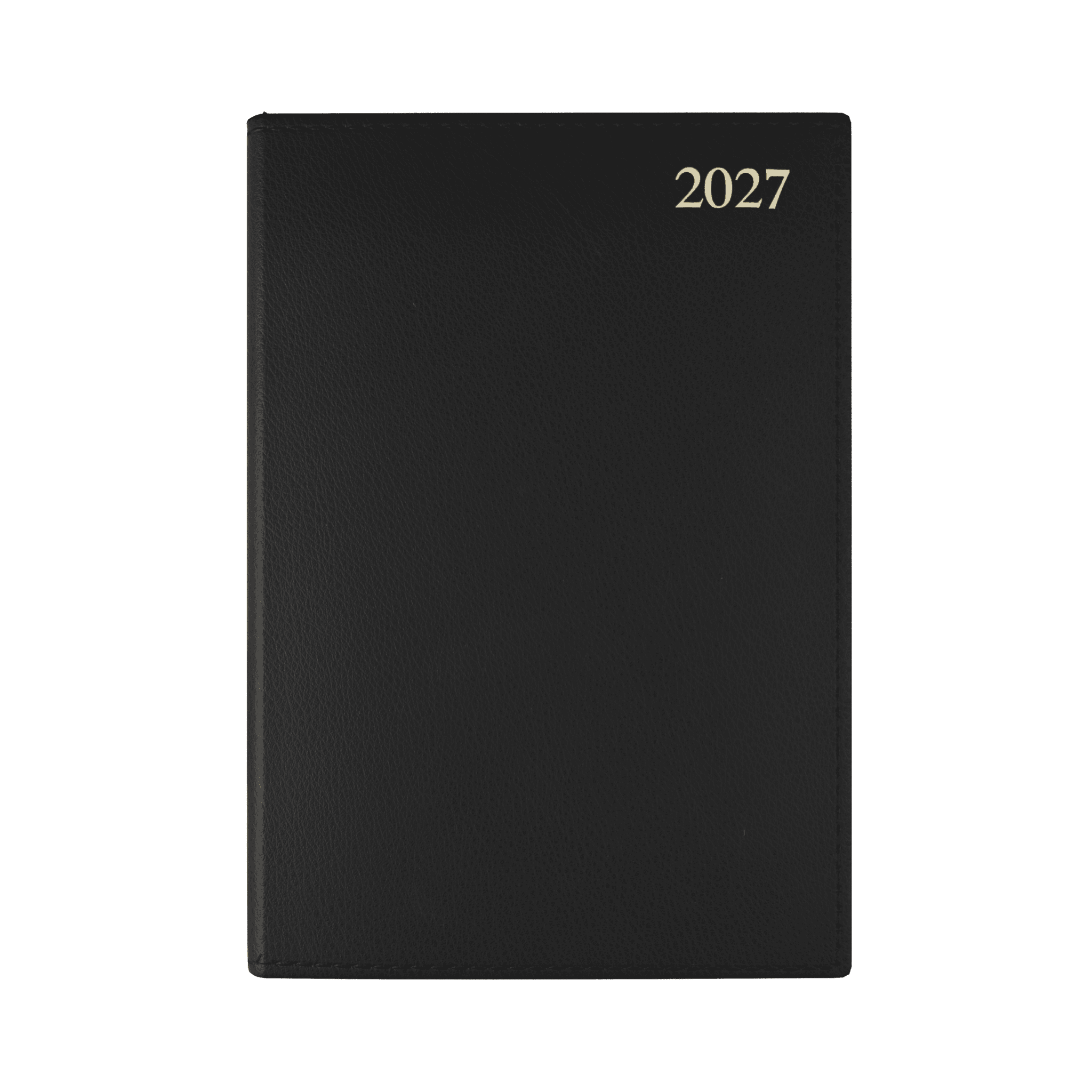 Chelsea Leather A4 Desk Diary, Day Per Page, Black