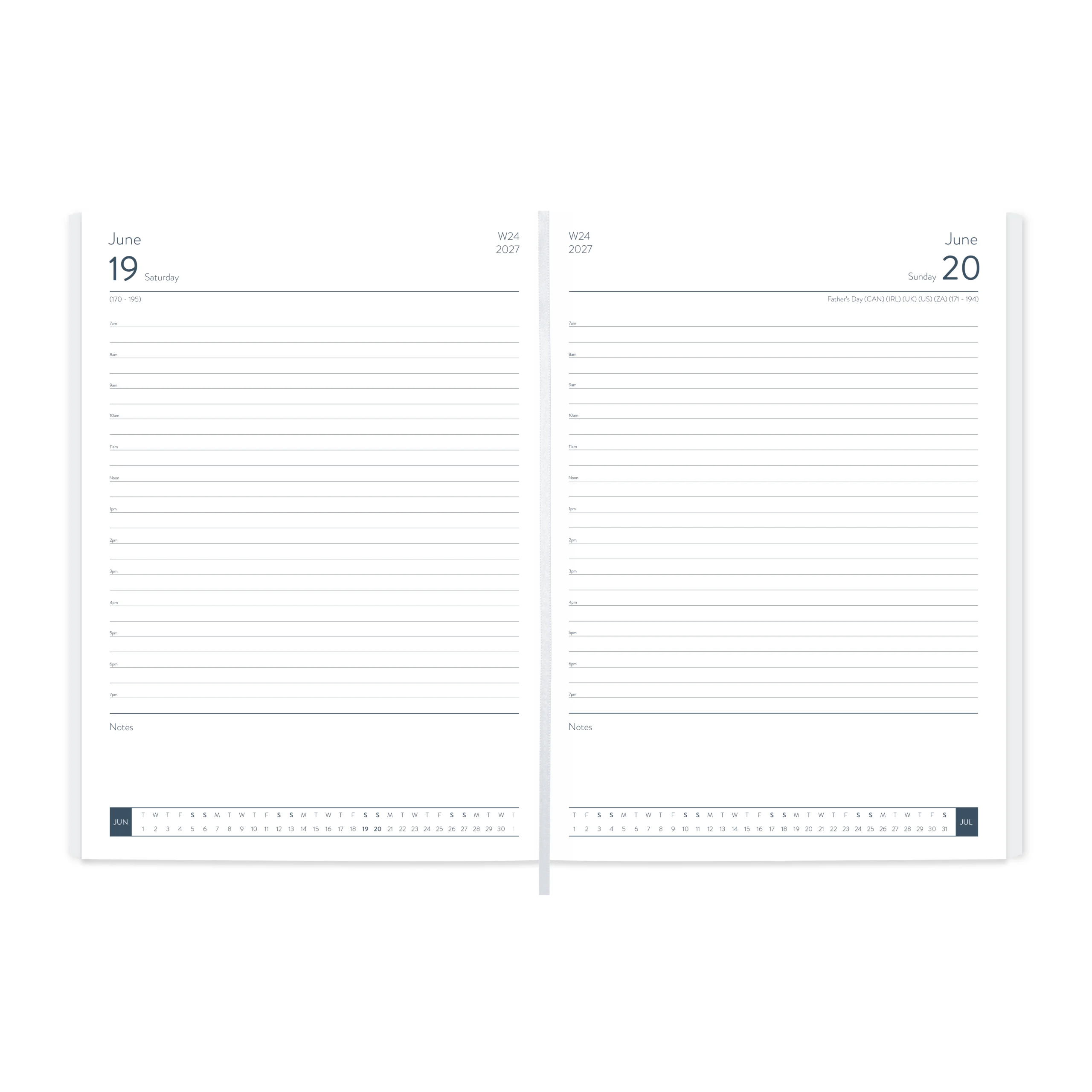 Graphic Prints Quarto Diary, Day Per Page, Full Colour