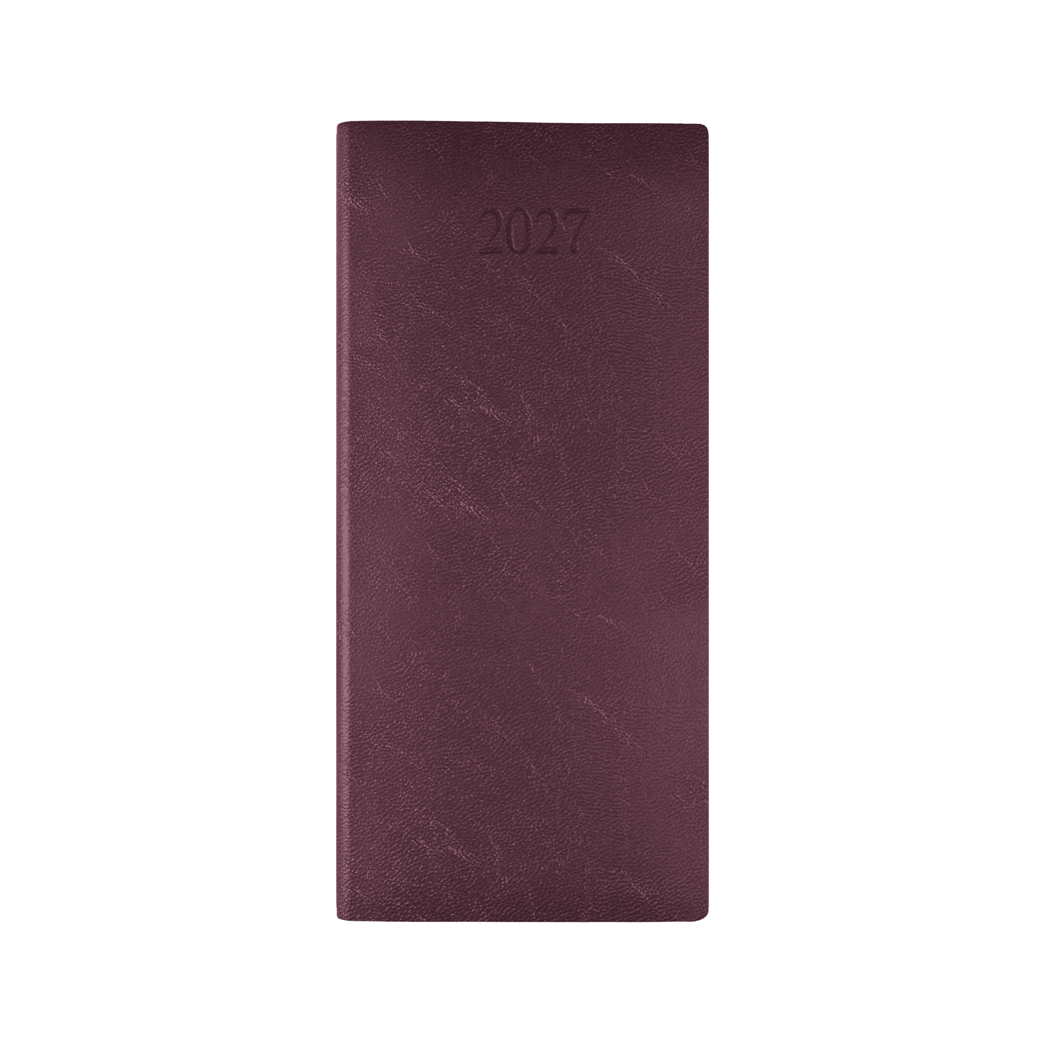 Richmond FineGrain Pocket Diary, Week to View, Burgundy