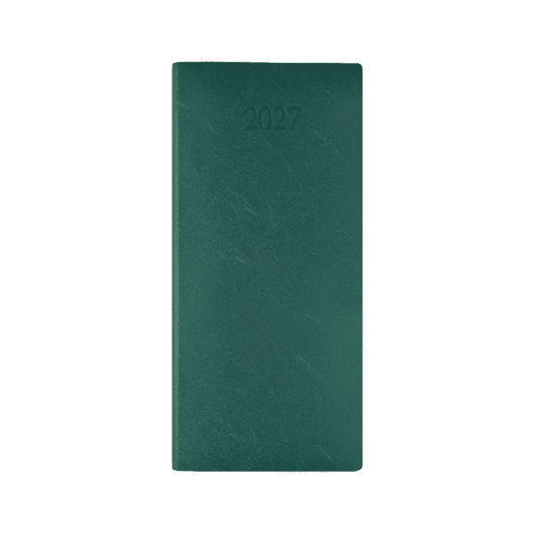 Richmond FineGrain Pocket Diary, Week to View, Green