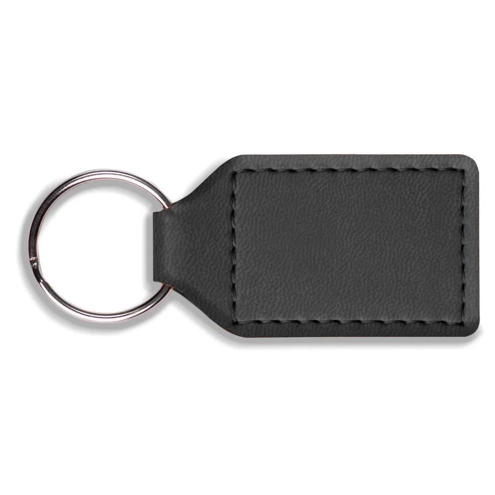 Dorchester Rectangle Key Fob, Black