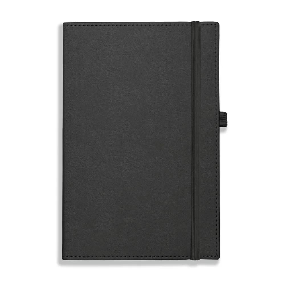 Dorchester NewHide A5 Notebook, Feint Ruled, Black