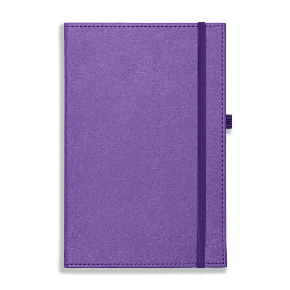 Dorchester NewHide A5 Notebook, Feint Ruled, Violet
