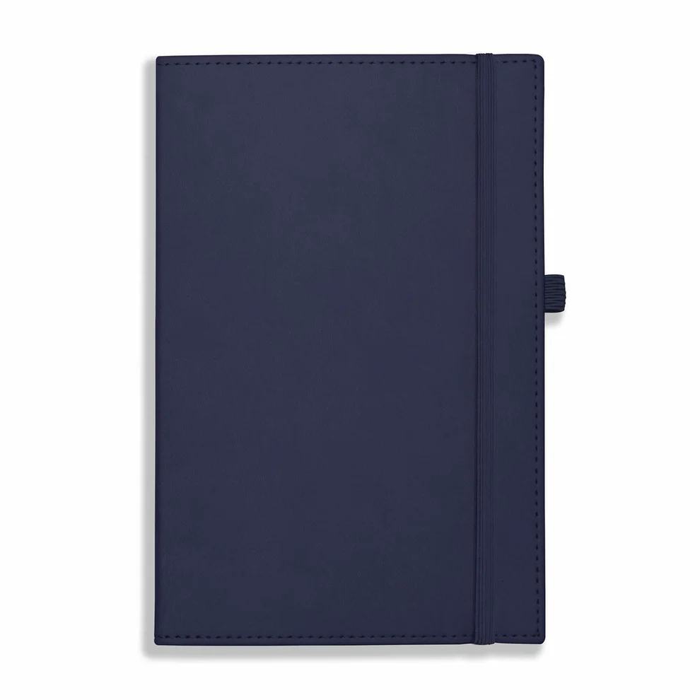 Dorchester NewHide A5 Notebook, Feint Ruled, Blue