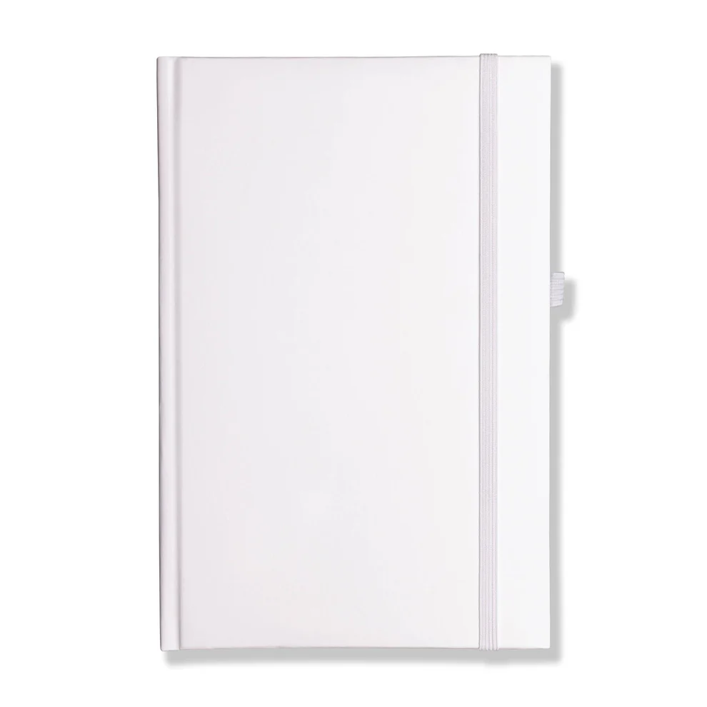 Lewes SmoothGrain A5 Notebook, Feint Ruled, White