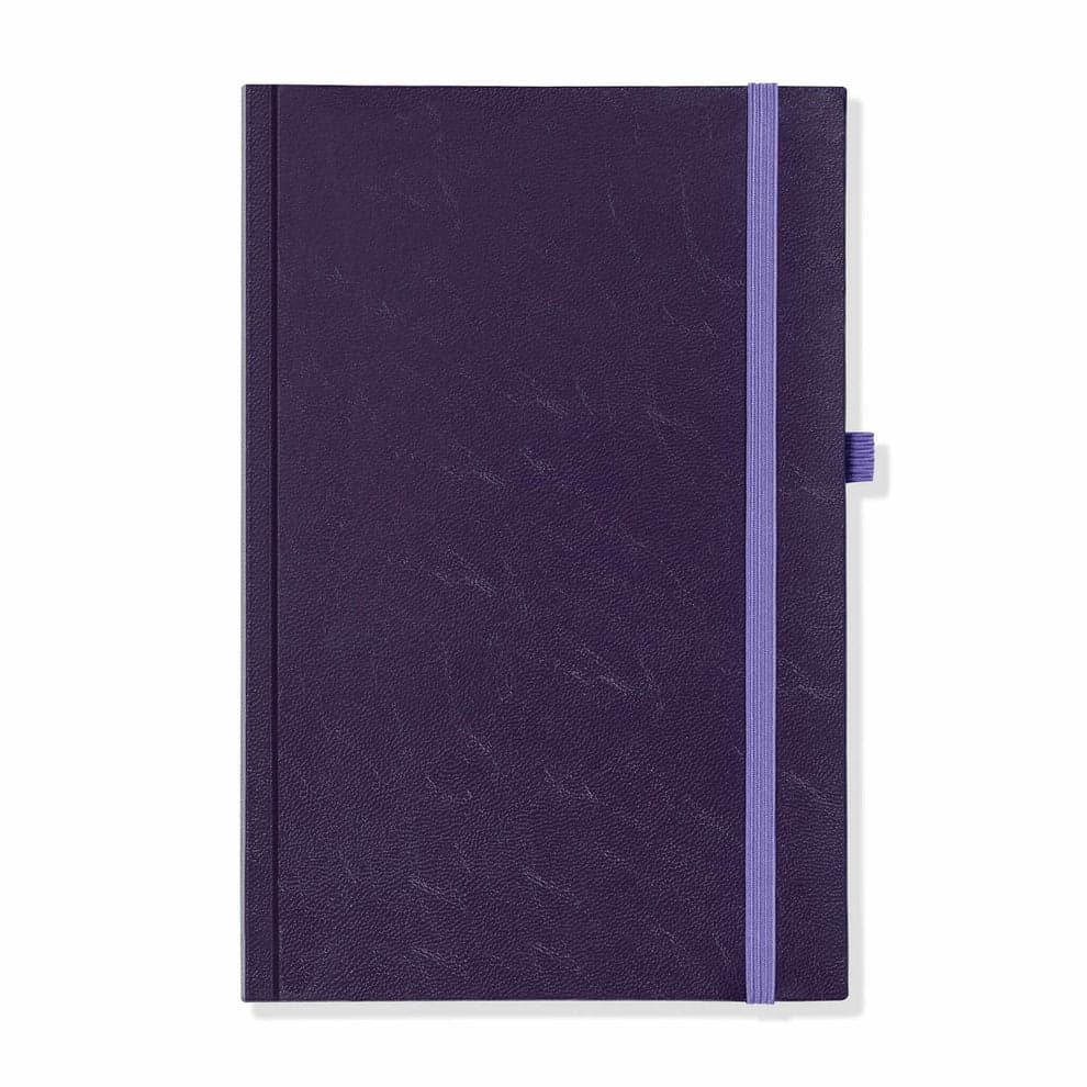 Richmond FineGrain A5 Notebook, Feint Ruled, Purple
