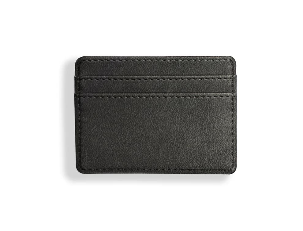Chelsea Leather Slim Card Holder, Black