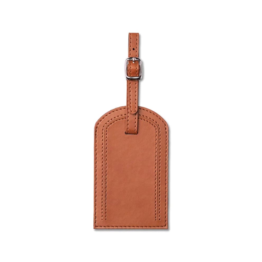 Dorchester Large Luggage Tag, Tan