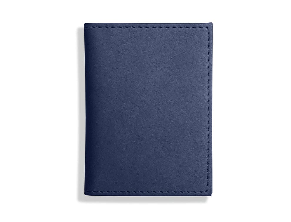 Windsor Hide Leather Multi Purpose Card Holder, Navy Blue